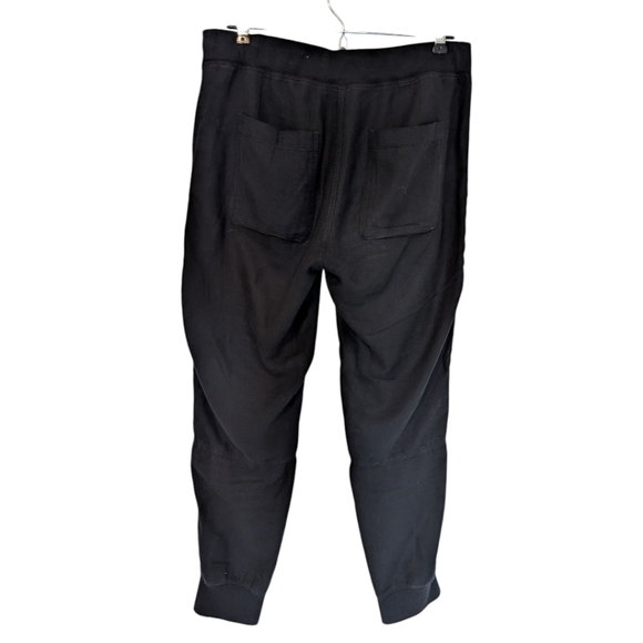 Aritzia Community Cebu Pant Black Cargo Cotton Jogger Pockets Women's size Small - Picture 3 of 12